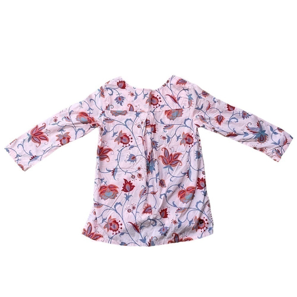 TEA Collection Girls Floral Tunic Top size 10 Long Sleeve - Picture 4 of 9